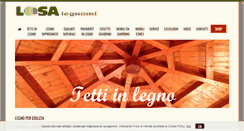 Desktop Screenshot of losalegnami.com