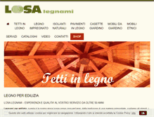 Tablet Screenshot of losalegnami.com